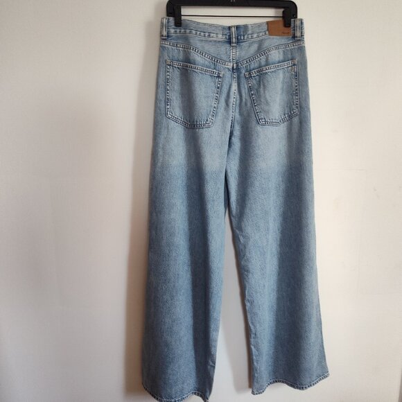 Ladies SZ 26 Madewell Superwide-Leg Ashbury Wash Jean - Picture 3 of 5